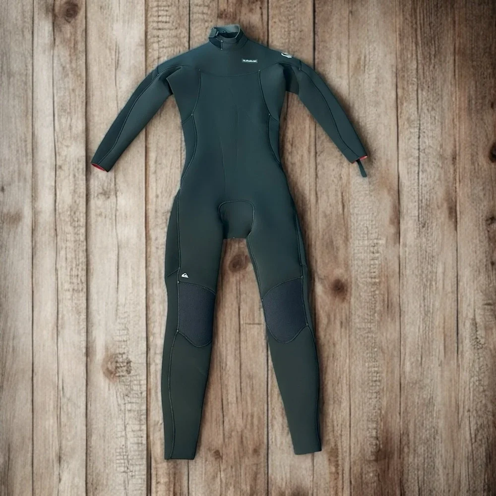 Quiksilver Sz 12 Youth Everyday Sessions 3/2 Back Zip Wetsuit EQBW103098 Black